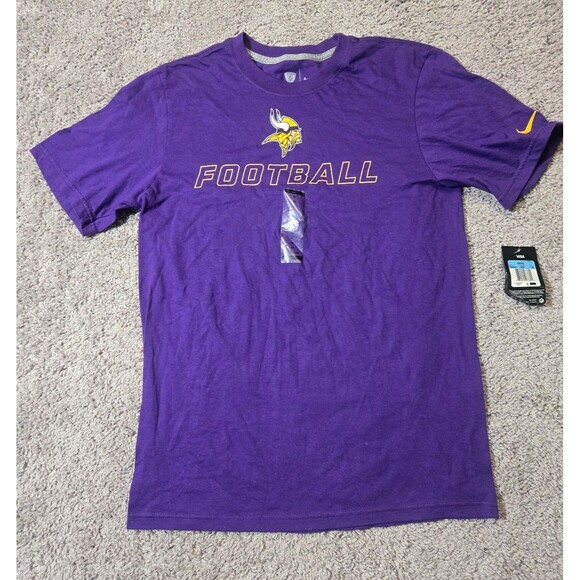Nwt Nike NFL Equipment MN Vikings tshirt Purple Men's Medium - Picture 1 of 4